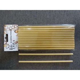 PACK 25 CAÑITAS CTON/BIO MARRON                   