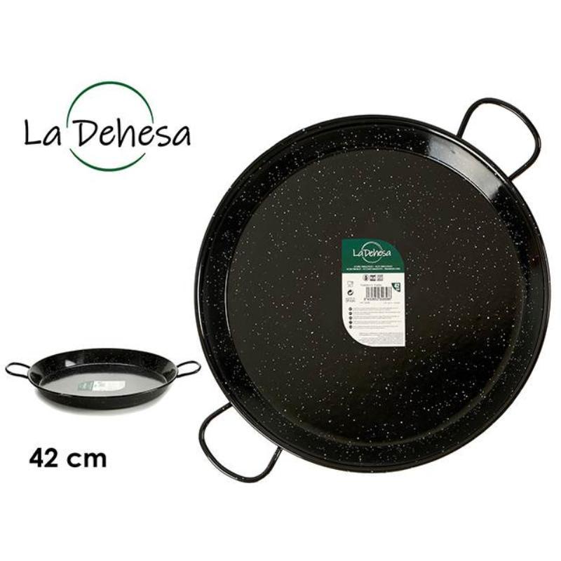PAELLERA ESMALTADA 42CM 10 RACIONES