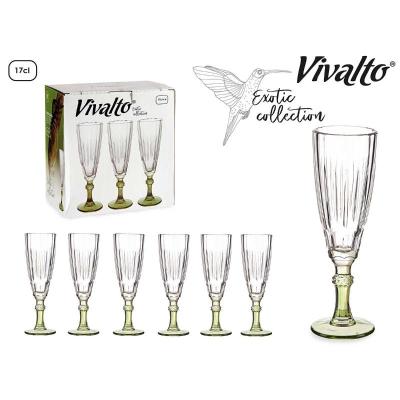 COPA CAVA COLOR VERDE 170 ML