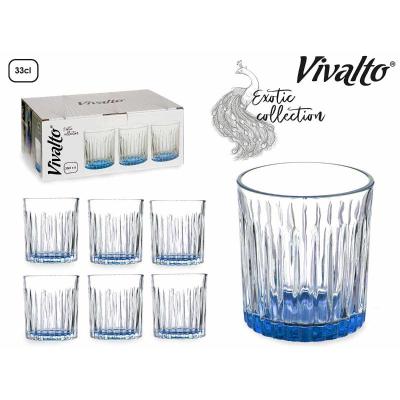 VASO AGUA COLOR AZUL 330 ML
