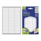 ETIQUETAS ADHESIVAS BLANCAS 35X5 MM - 5 HOJAS