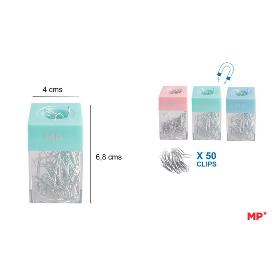 PORTACLIP MAGNETICO + 50 CLIPS