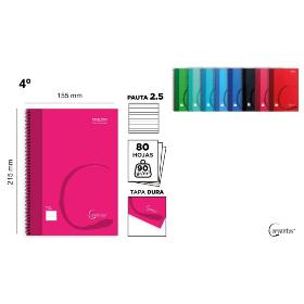 CUADERNO ESP 4º 80H 90GR PAUTA 2.5