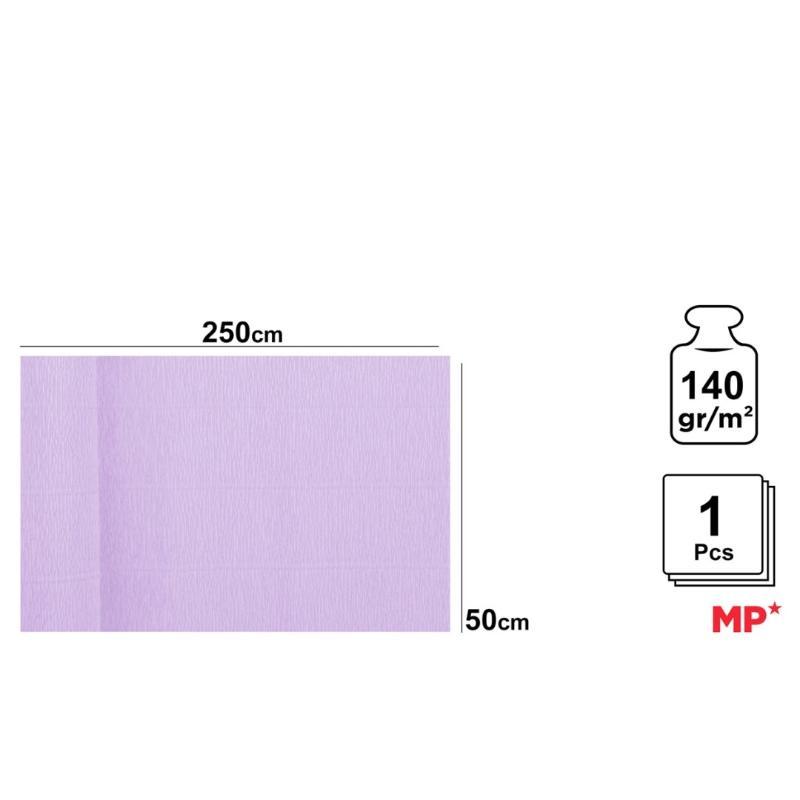 PAPEL CREPE FLORIST 140G.50*250 CM LAVANDA