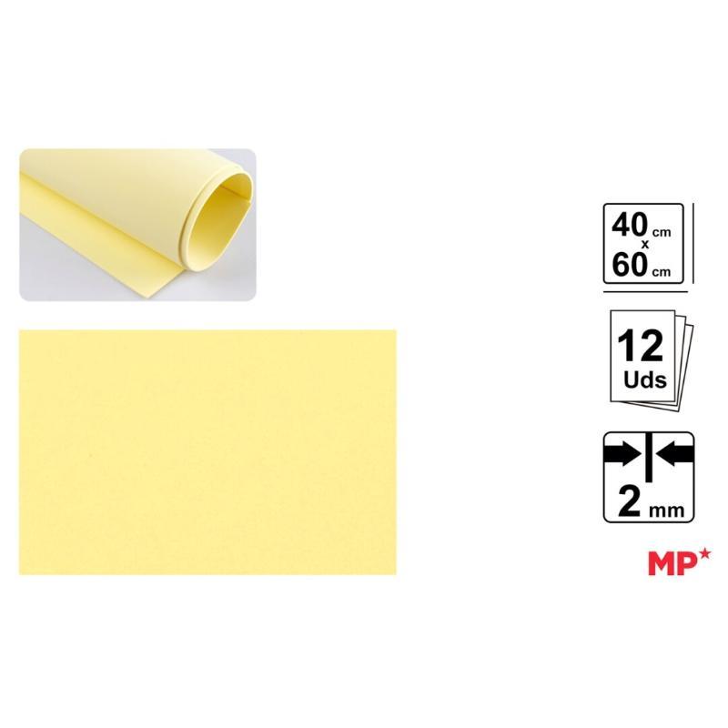 GOMA EVA 40X60 AMARILLO CLARO
