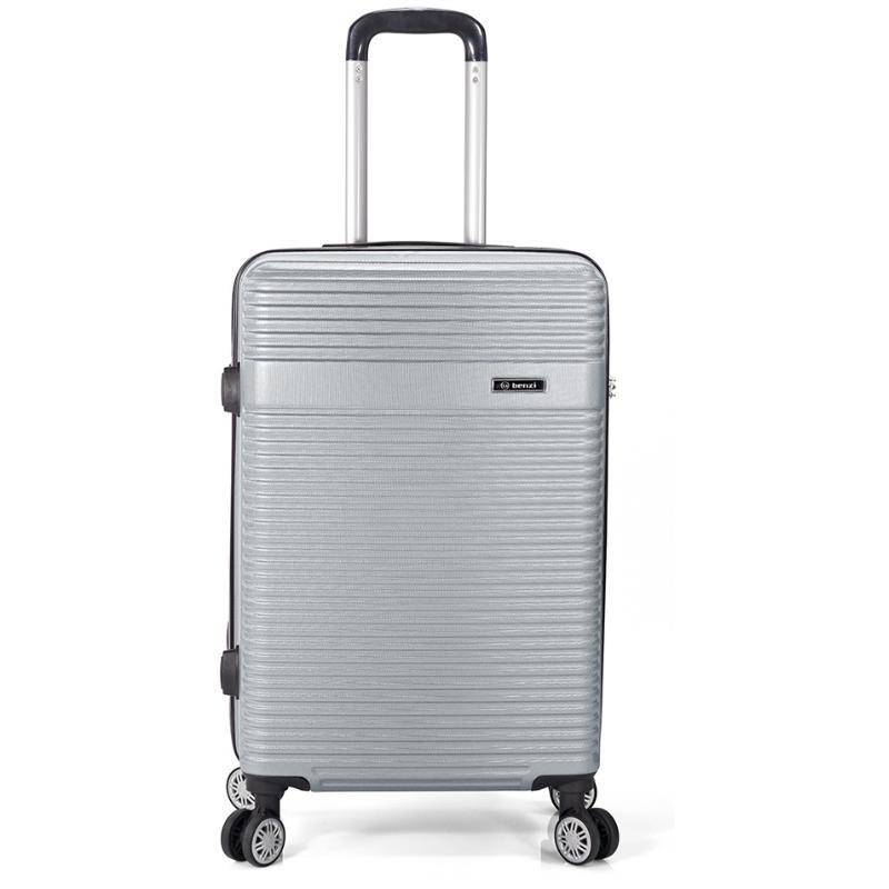 MALETA TROLLEY ABS 50 CM PLATA