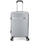 MALETA TROLLEY ABS 50 CM PLATA
