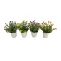 MACETA CON FLOR 4 COL SURT 18H CM MACETA CON FLOR 4 COL SURT 18H CM