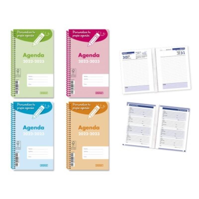 AGENDA ESCOLAR PERSONALIZABLE 8º D/P CAS 22/23 PP