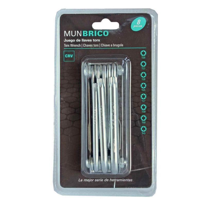 JUEGO LLAVE TORX CRV 8 UDS