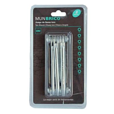 JUEGO LLAVE TORX CRV 8 UDS