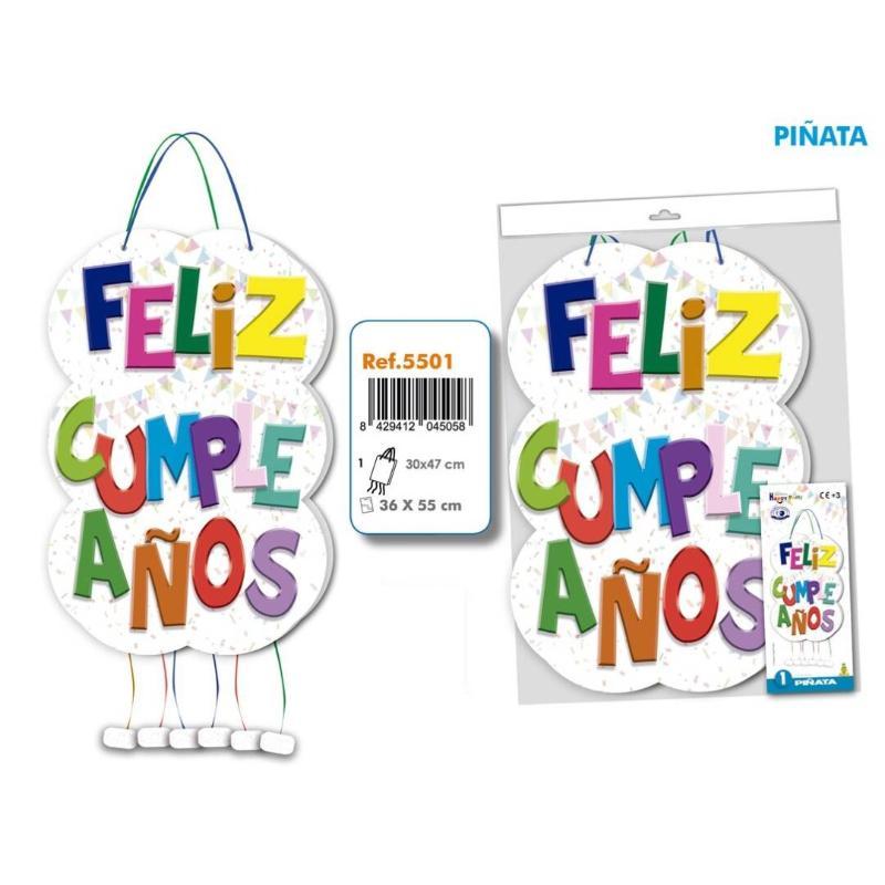 PIÑATA FELIZ CUMPLEAÑOS