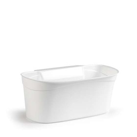 CESTA RECOGEDORA PARA COCINA BLANCO               