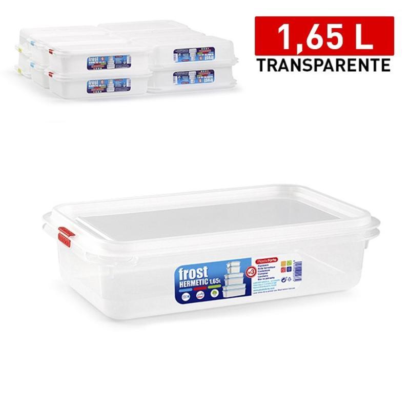 FIAMBRERA FROST Nº 3 1.65 L RECT BAJA TRANSPARENTE