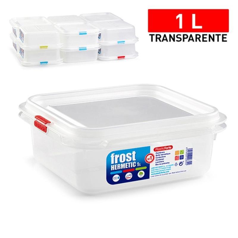 FIAMBRERA FROST Nº 1 1 L CUAD BAJA TRANSPARENTE