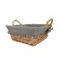 BANDEJA MIMBRE CUAD 30X30X12 CM