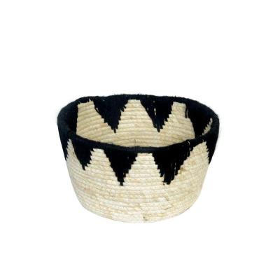 CESTO CUERDA NEGRO 30*16 CM