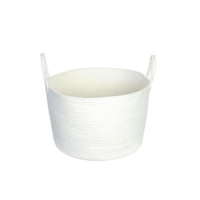 CESTO CUERDA BLANCO 50*33 CM