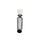 PORTAVELAS METAL NEGRO 7*7*24H CM
