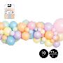 GLOBOS LATEX COLORES PASTEL SURT 30 CM 10 UDS