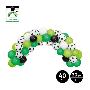 SET ARCO GLOBOS FUTBOL SURT LATEX 40 UDS 1.5 M