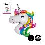 GLOBO POLIAMIDA UNICORNIO MULTICOLOR 108 CM 43 APTO