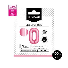 GLOBO POLIAMIDA HELIO Nº 0 ROSA PASTEL 1 UDS