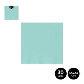 SERVILLETA 2 CAPAS EUCALIPTO PASTEL 33X33 CM 30 UDS