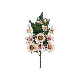 CONJUNTO GERBERA-LILY X9-47 CM ROSA