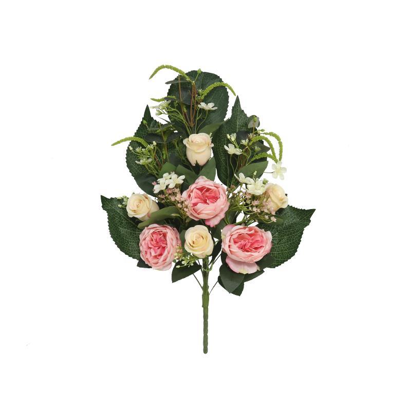 CONJUNTO ROSA INGLESA X12-56 CM ROSA