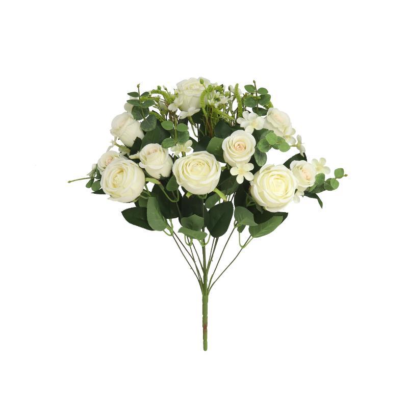 RAMO ROSAS METZ X13-52 CM BLANCO