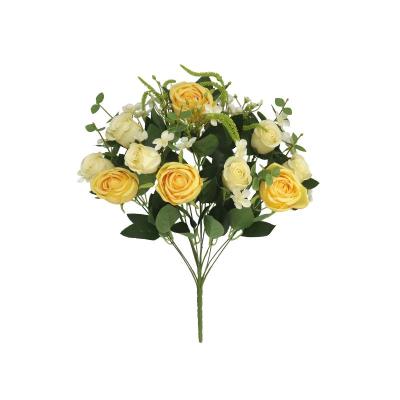 RAMO ROSAS METZ X13-52 CM AMARILLO