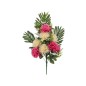 CONJ. CRISANTEMO POM-POM 63 CM FUCSIA