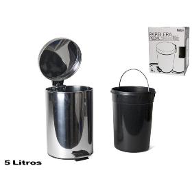 PAPELERA PEDAL 5L SHINE