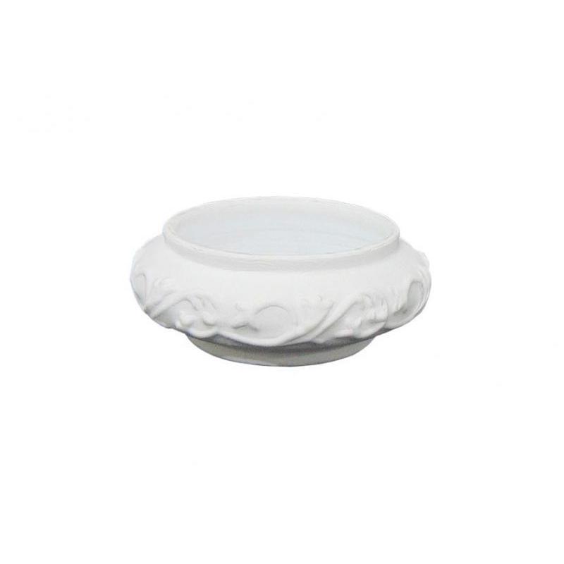 TARRINA BLANCA 17X7 CM.