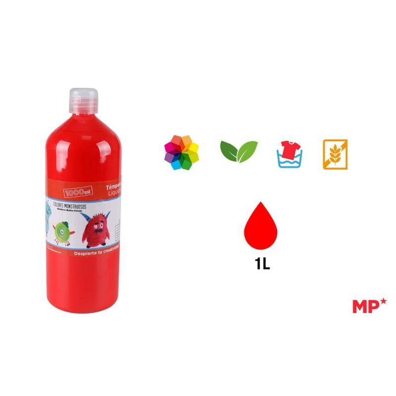 TEMPERA 1 L ROJO