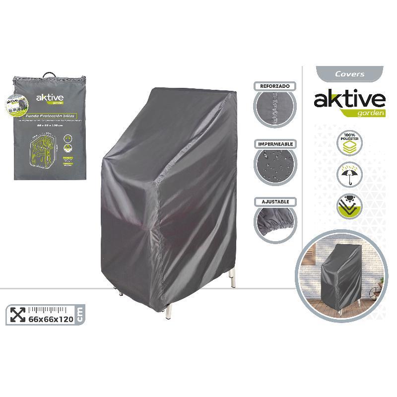 FUNDA PROT SILLAS 66X66X120 CM POLI