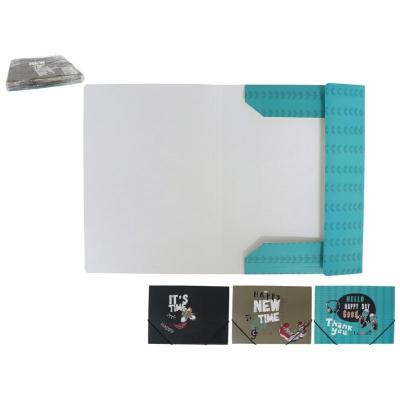 CARPETA SOLAPAS A4 GOMAS TIME 3 STD
