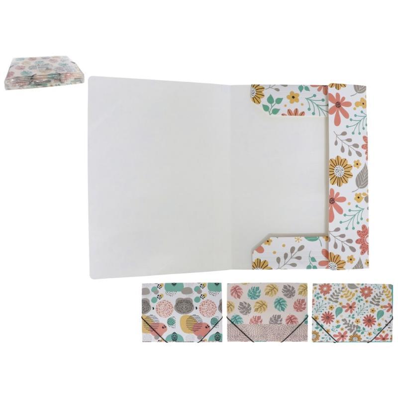 CARPETA SOLAPAS A4 GOMAS PARTY 3 STD