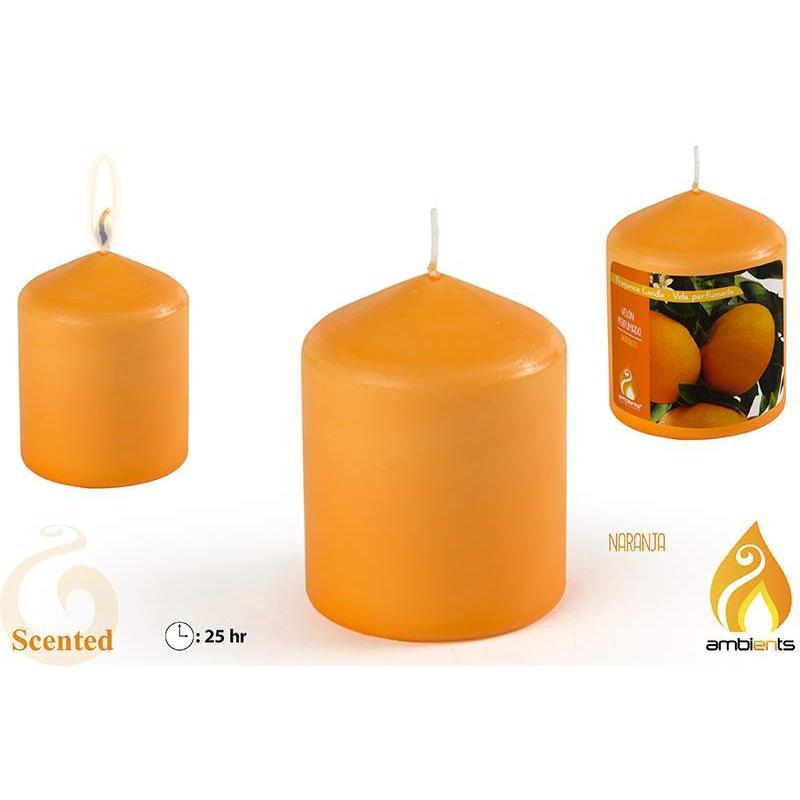 VELON PERFUMADO 77X100 MM. NARANJA