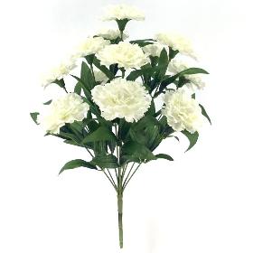 RAMO CLAVELES X 12 BLANCO