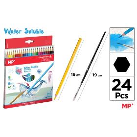 LAPICES DE COLORES ACUARELABLES 24 UD