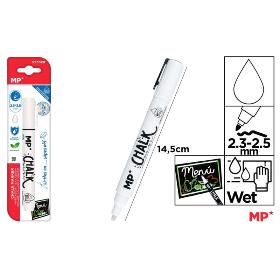 MARCADOR TIZA LIQUIDA LIMPIEZA HUMEDO BLANCO
