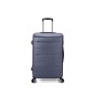 MALETA ABS 4 RUEDAS DOBLE RUEDA 60 CM. AZUL