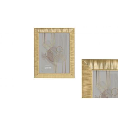 PORTAFOTO MADERA DORADO 20*25 CM