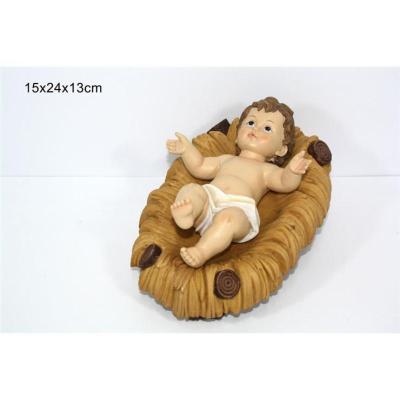 NIÑO JESUS C/CUNA 24 CM