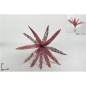 PINZA FLOR GLITERADO ROSA