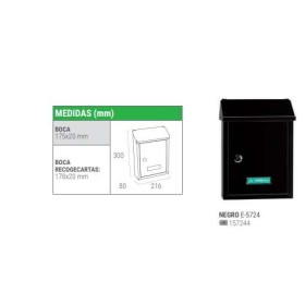 BUZON SMART NEGRO
