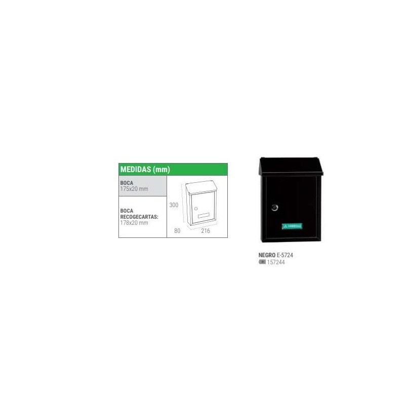 BUZON SMART NEGRO