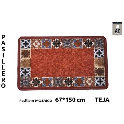 PASILL TERM MOSAICO 67X150 CM TEJA